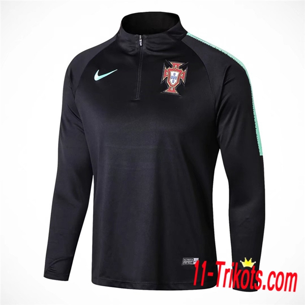 Sudadera de entrenamiento Portugal Negro 2018/2019