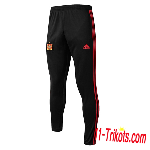 Pantalones de entrenamiento España Negro 2018/2019