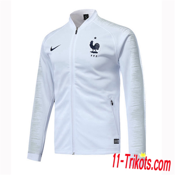 Chaqueta Futbol Francia Blanco 2018/2019