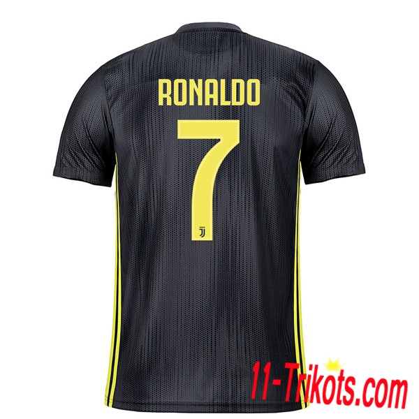 Spielername | Neues Juventus Turin Third Trikot RONALDO 7 Beige 2018-19 Kurzarm Herren