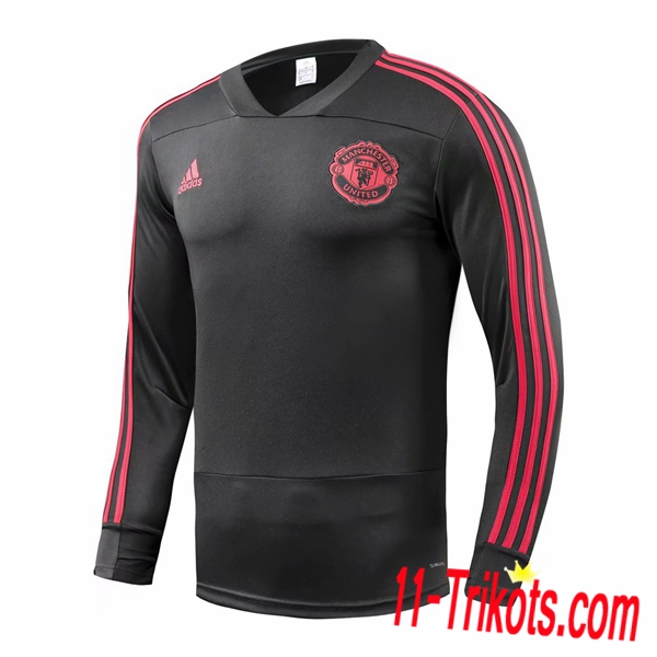 Sudadera de entrenamiento Manchester United Negro 2018/2019