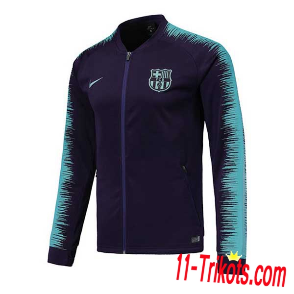 Chaqueta Futbol FC Barcelona Negro/Azul 2018/2019