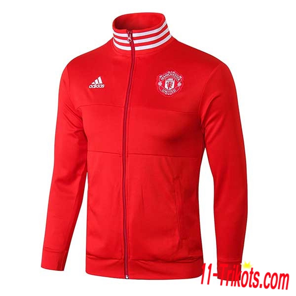 Chaqueta Futbol Manchester United Rojo Cuello alto 2018/2019