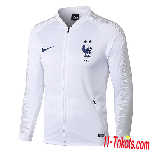 Chaqueta Futbol Francia 2 Etoiles Blanco 2018/2019