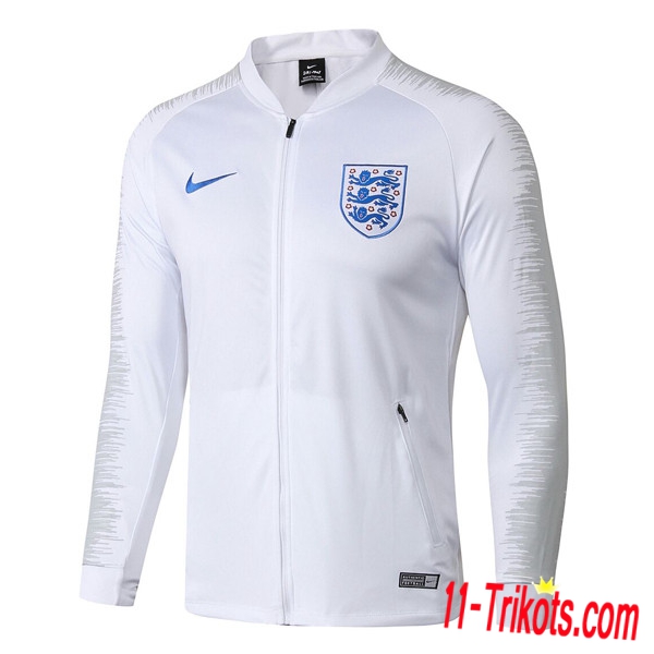 Chaqueta Futbol Inglaterra Blanco 2018/2019