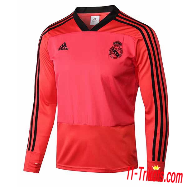 Sudadera de entrenamiento Real Madrid Roja 2018/2019