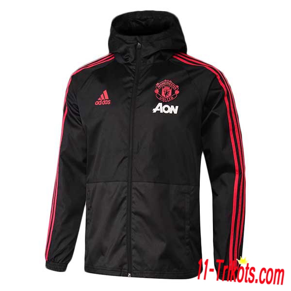 Chaqueta Futbol Coupe Vent Manchester United Negro 2018/2019