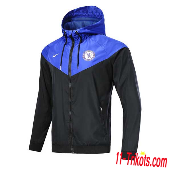 Chaqueta Futbol FC Chelsea Negro/Azul 2018/2019