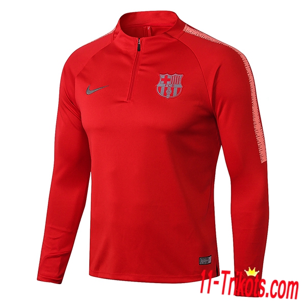 Sudadera de entrenamiento FC Barcelona Roja 2018/2019