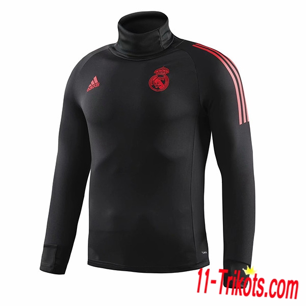 Sudadera de entrenamiento Real Madrid Negro Cuello alto 2018 2019