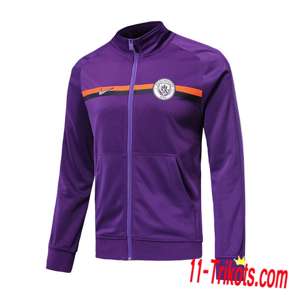 Chaqueta Futbol Manchester City Púrpura 2018 2019