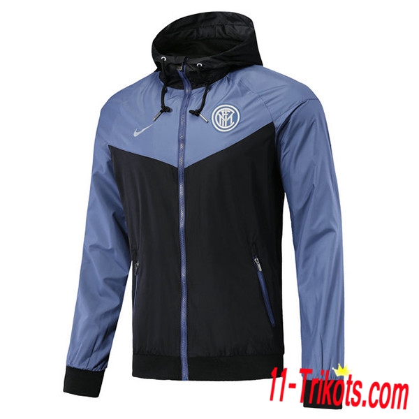 Chaqueta Rompevientos Futbol Inter Milan Negro/Azul 2018 2019