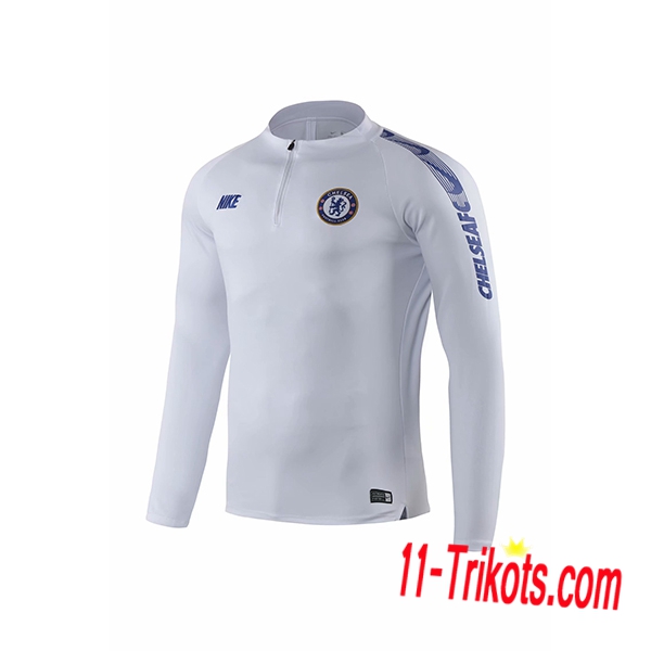 Sudadera de entrenamiento FC Chelsea Blanco 2019 2020