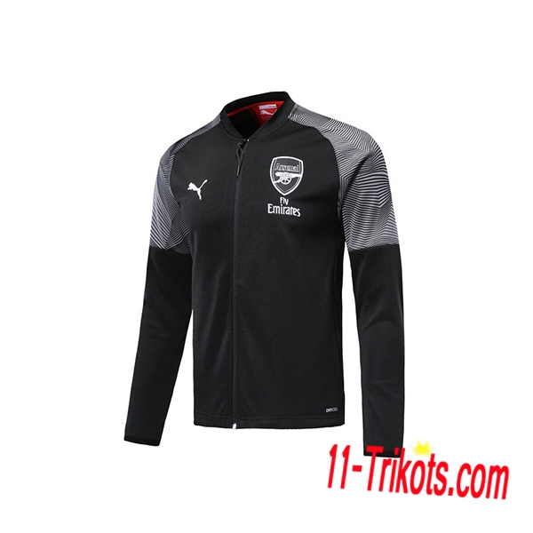 Nuevo Chaqueta Futbol Arsenal Negro 2019 2020