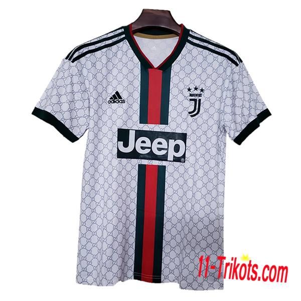 Neuestes Fussball Juventus Durchgesickerte Version Fussballtrikot Weiß 2019 2020 | 11-trikots