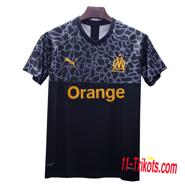 Neuestes Fussball Marseille OM Durchgesickerte Version Fussballtrikot Schwarz 2019 2020 | 11-trikots