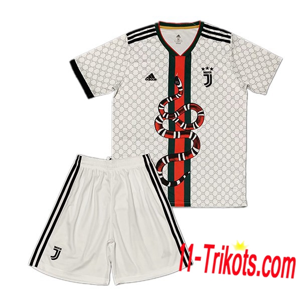 Neuestes Fussball Juventus Python Fussballtrikot Weiß 2019 2020 | 11-trikots