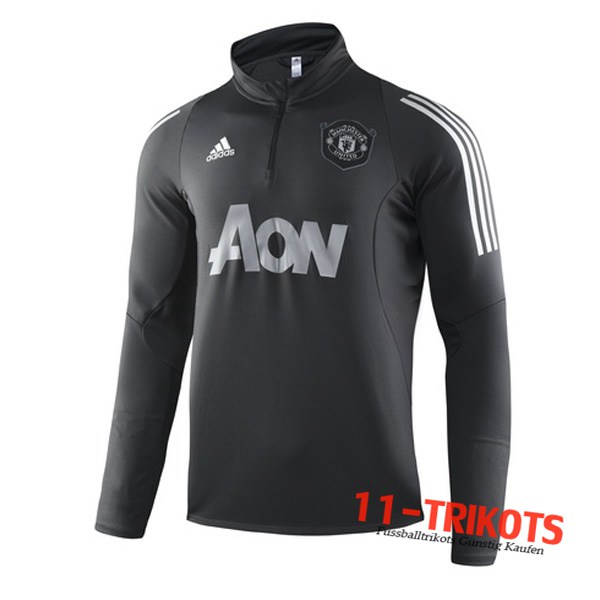 Sudadera de entrenamiento Manchester United Negro 2019/2020