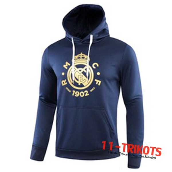 Chaqueta Futbol Con Capucha Real Madrid Negro 2019/2020