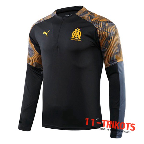 Sudadera de entrenamiento Marsella OM Negro 2019/2020