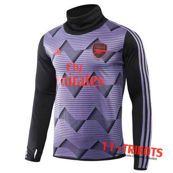 Sudadera de entrenamiento Arsenal Purpura Cuello Alto 2019/2020