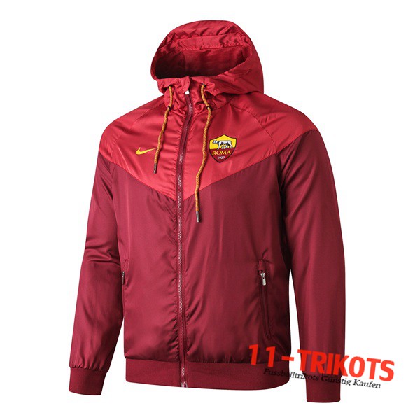 Chaqueta Futbol Rompevientos AS Roma Roja 2019 2020