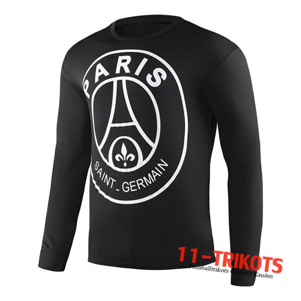 Neuestes Fussball PSG Trainingstrikot Schwarz Langarm 2019 2020 | 11-trikots