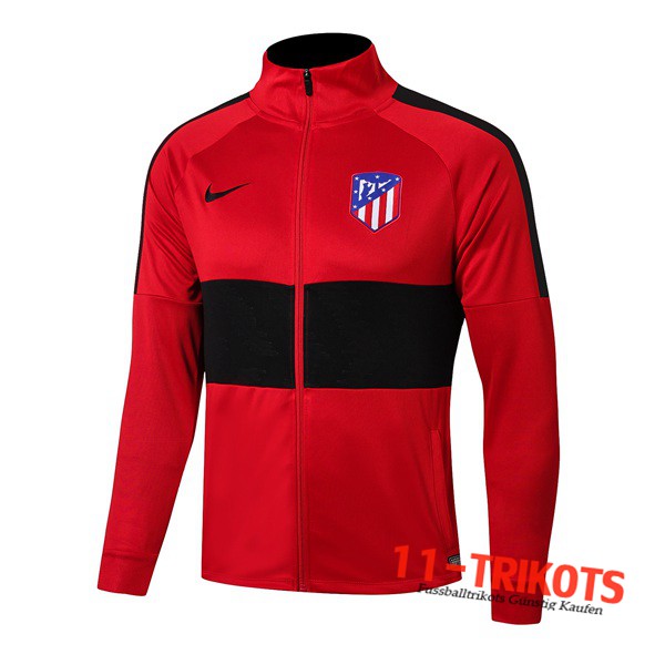 Chaqueta Futbol Atletico Madrid Roja Negro 2019/2020