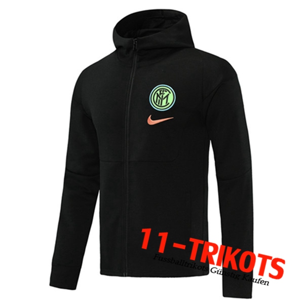 Chaqueta Con Capucha Inter Milan Negro 2020/2021