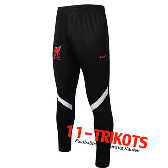 Pantalon Entrenamiento FC Liverpool Negro/Blanca 2021/2022