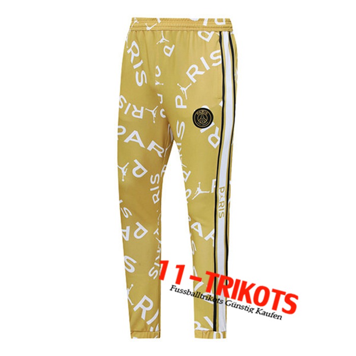 Pantalon Entrenamiento Jordan PSG Amarillo 2021/2022