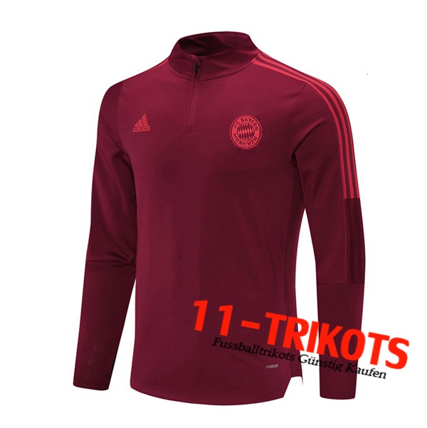 Sudadera De Entrenamiento Bayern Munich Rojo 2021/2022 -1