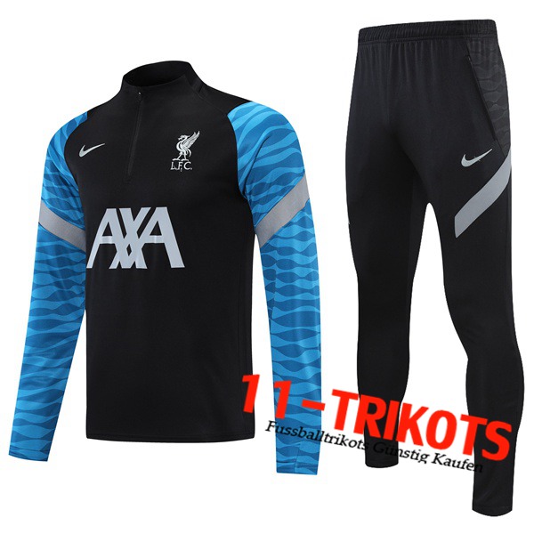 FC Liverpool Trainingsanzug Blau/Schwarz 2021/2022