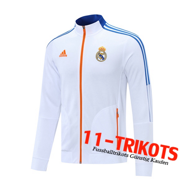 Chaquetas Futbol Real Madrid Blanca 2021/2022