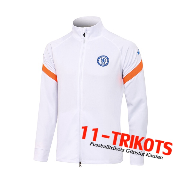 Chaquetas Futbol FC Chelsea Blanca 2021/2022