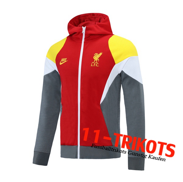 Chaqueta Con Capucha FC Liverpool Blanca 2021/2022