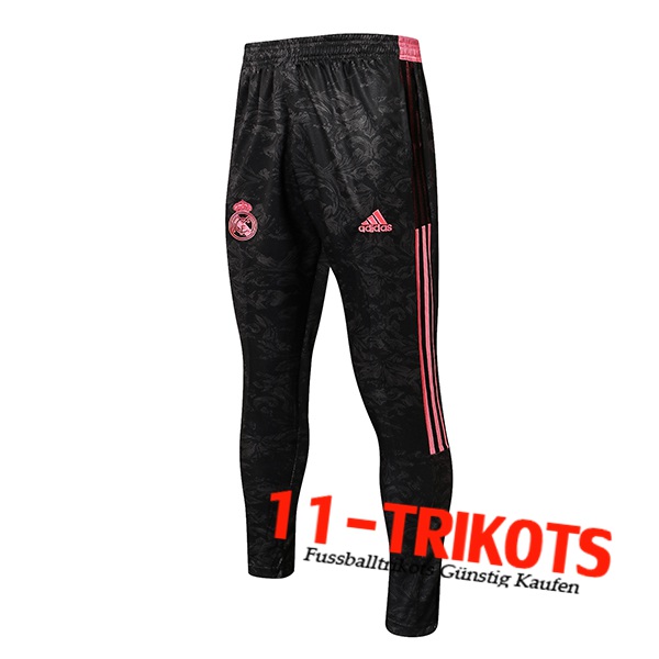 Pantalon Entrenamiento Real Madrid Negro/Rojo 2021/2022