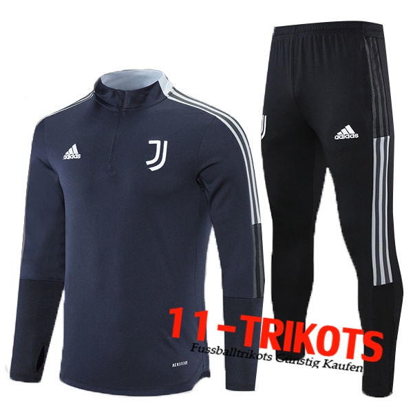 Juventus Kinder Trainingsanzug Schwarz 2021/2022