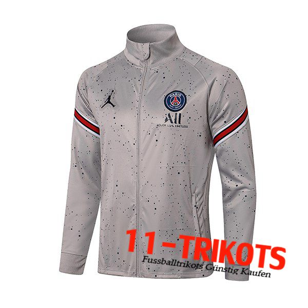 Chaquetas Futbol Jordan PSG Gris 2021/2022