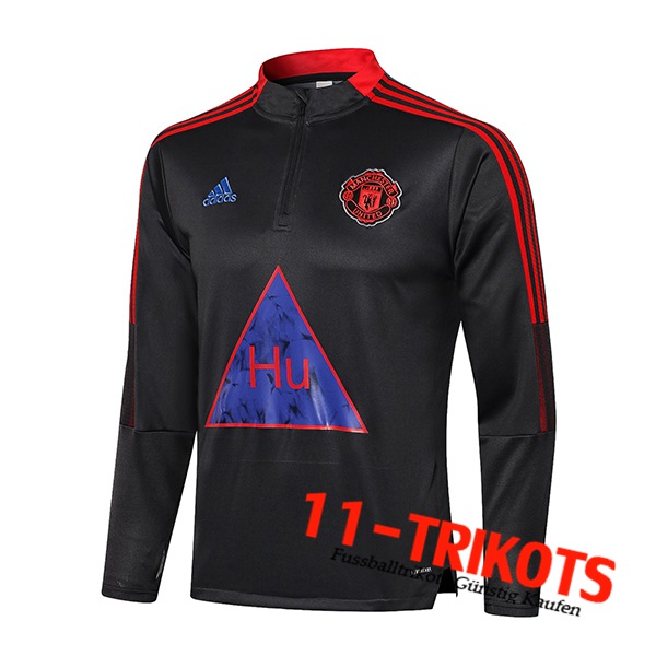 Sudadera De Entrenamiento Manchester United Gris oscuro 2021/2022