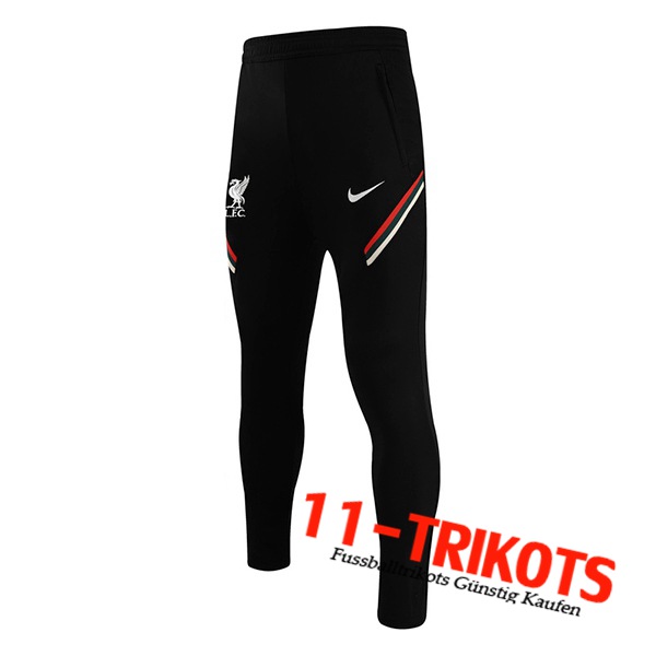 Pantalon Entrenamiento FC Liverpool Negro/Rojo/Blanca 2021/2022