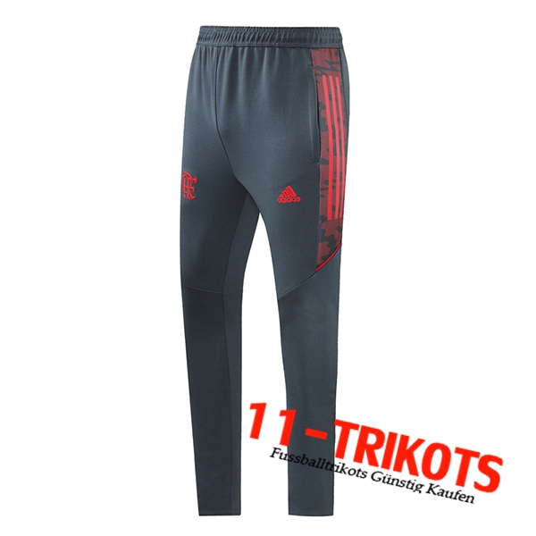 Pantalon Entrenamiento Flamengo Gris 2021/2022