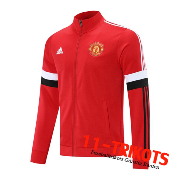 Chaquetas Futbol Manchester United Rojo/Blanca 2021/2022