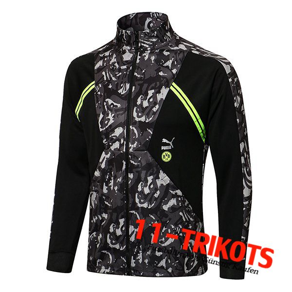 Dortmund BVB Training Jacket Schwarz/Grau 2021/2022