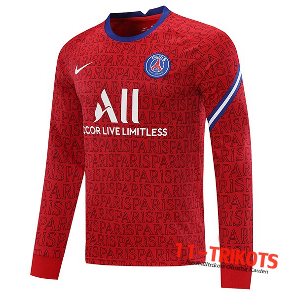 Sudadera de entrenamiento PSG Roja 2020/2021