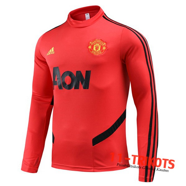 Sudadera de entrenamiento Manchester United Roja 2019/2020