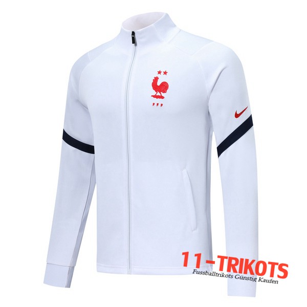 Chaqueta Futbol Francia Blanco 2019 2020