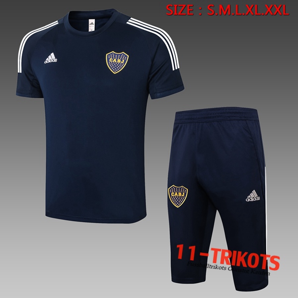 Boca Juniors Trainingstrikot + Hose 3/4 Blau Royal 2020/2021