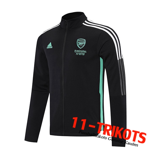 FC Arsenal Trainingsjacke Schwarz/Grun 2021/2022