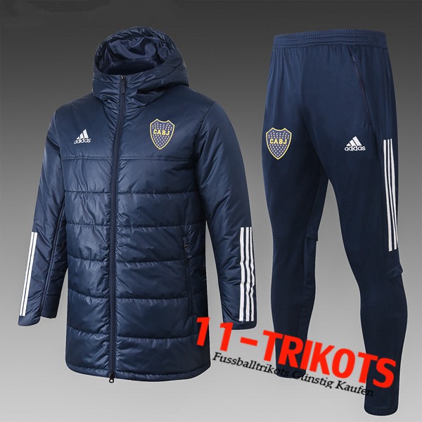 Chaqueta De Plumas Boca Juniors Azul + Pantalones 2020 2021